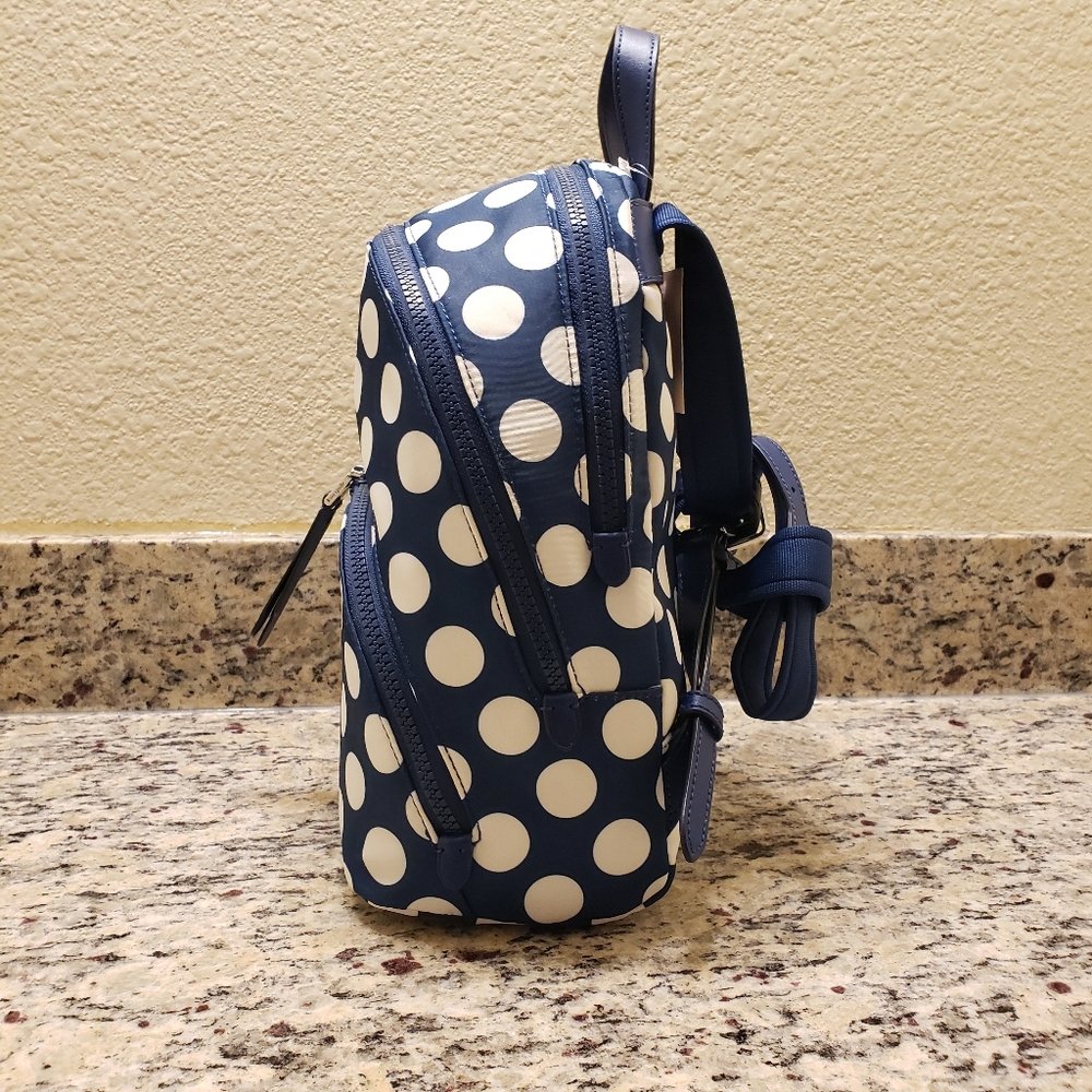 NWT Kate Spade Medium Backpack, Vintage, polka Dots - Picture 2 of 11